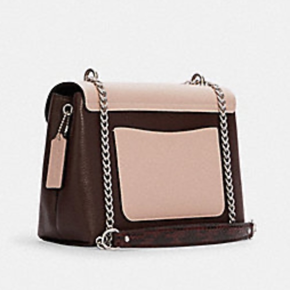 *SOLD ! COACH LEATHER TAMMIE Shoulder/Crossbody - Gorgeous Cranberry Multi -NWT! - Picture 2 of 9